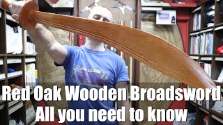 Red Oak Wooden Broadsword | All you need to know | Enso Martial Arts Shop