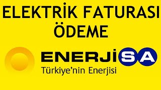 Enerjisa Elektrik Faturası Ödeme Nasıl Yapılır?