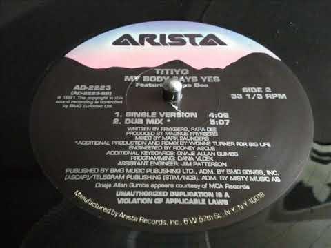 TITIYO FEAT. PAPA DOE- MY BODY SAY YES  [DUB MIX]