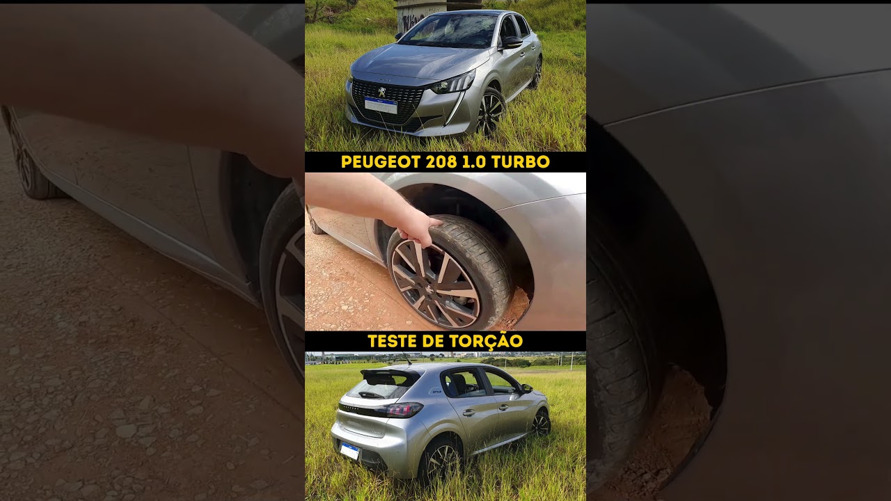 Nosso teste de torção com o Peugeot 208 Style! #peugeot208