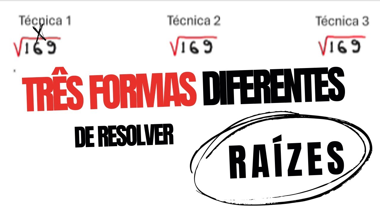 Como Calcular RAIZ QUADRADA de 3 Maneiras diferentes - [Vídeo para todos]