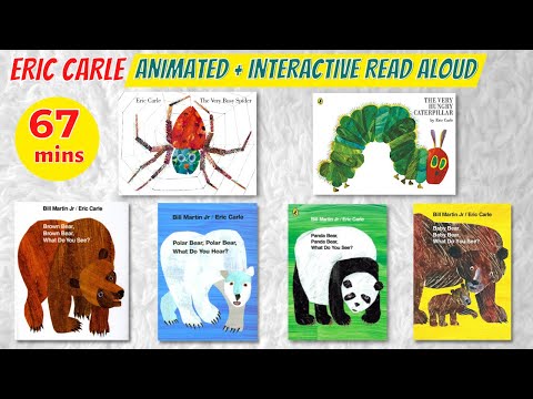 The Very Busy Spider Animated | The Very Hungry Caterpillar Eric Carle Read Aloud Books | Brown Bear
