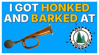 I got HONKED & BARKED at during my POTA Activation