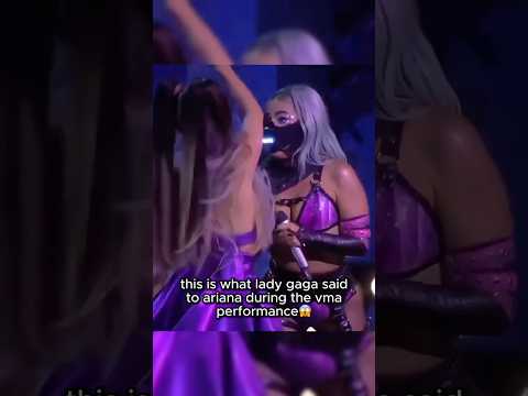 Lady Gaga EXPOSES Ariana Grande during Rain On Me VMA Performance #shorts #wicked #arianagrande