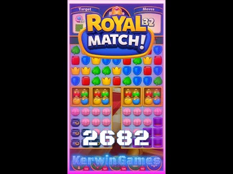 Royal Match Level 2682 - No Boosters Gameplay