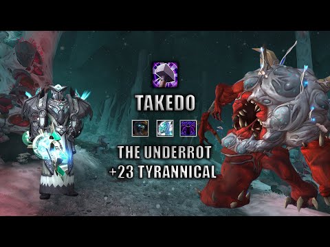 10.1.5 Ret Paladin M+ POV | +23 The Underrot | Tyrannical | Dragonflight Season 2