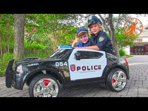 New Sky Kids Classics - Kids Ride On Police Car and Police Car Song