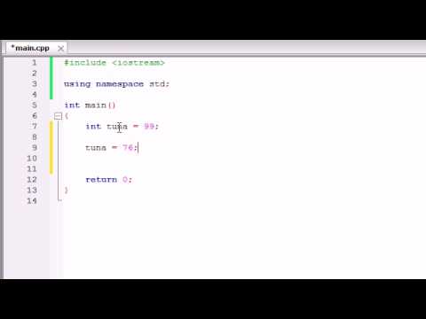 Buckys C Programming Tutorials 6 Variables Memory Concepts