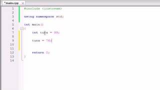 Buckys C++ Programming Tutorials - 6 - Variables Memory Concepts