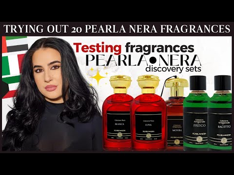 Trying Out 20 PEARLA NERA fragrances - Maison d'Orient #middleeasternfragrances