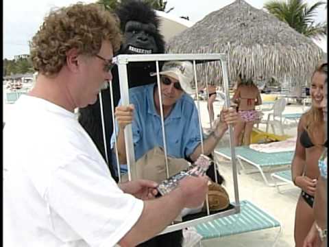 Out-takes: Novelist Al Blanchard makes cameo appearance in Aruba beach movie.