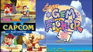 Super Gem Fighter Mini Mix CPS2 Arcade - C&M Playthrough