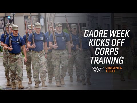 Virginia Tech Corps of Cadets kick off training with Cadre Week