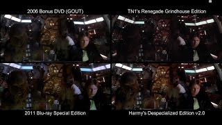 Asteroid Field - THE EMPIRE STRIKES BACK Original Comparison (DeEd, Blu-ray, GOUT, Renegade)