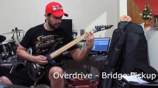 Video thumbnail for Test ESP LTD MH-53 Black w/ Maple Fretboard by Artur Meireles