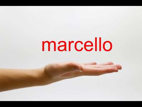 How to Pronounce marcello - American English