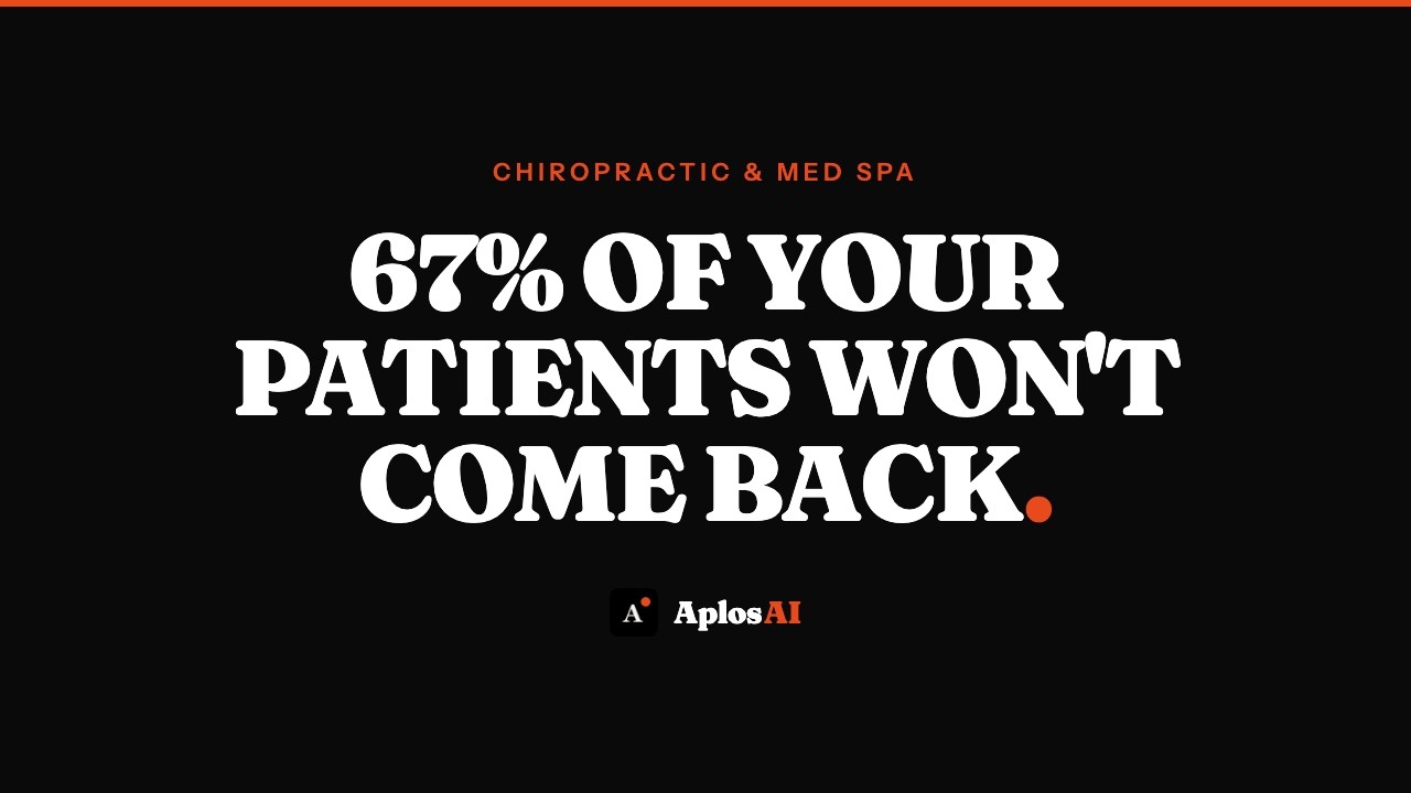 67% of Patients Never Come Back: Here's Why