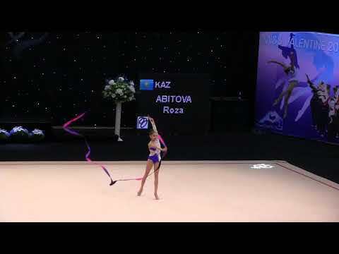 FIG Junior.Abitova Roza.ribbon.KAZ 'Miss Valentine 2018'