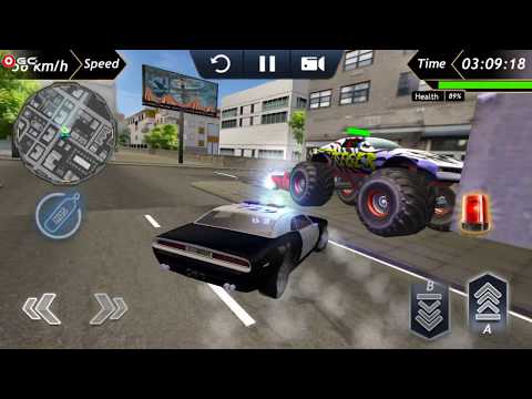 Police Car Offroad Crime Chase Driving Simulator / Android Gameplay FHD #4