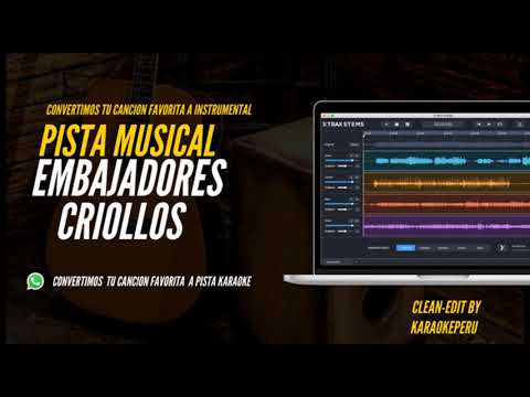 Embajadores Criollos - Besos de fuego KARAOKE | JUMA