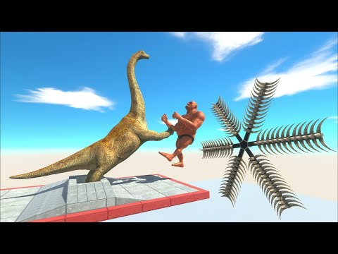 Punishment in the style of the Brachiosaurus dinosaur - Animal Revolt Battle Simulator