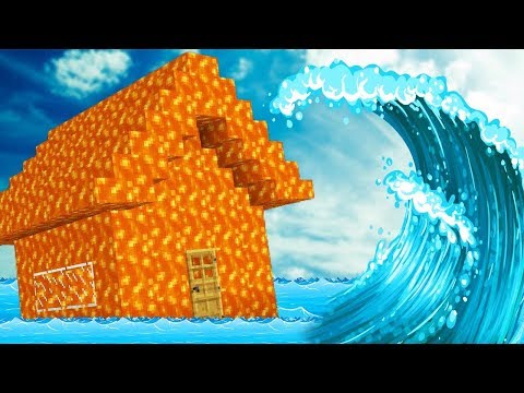 CASA di LAVA Vs TSUNAMI! Chi Vincerà? MINECRAFT ITA