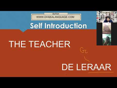 Dutch Class Video 1 – Shield Language Academy