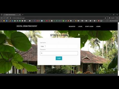 Digital Gram Panchayath Service in Django Python