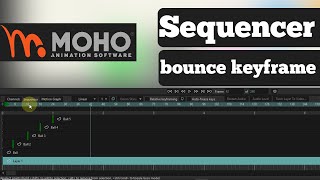 Moho Animation Tutorial: Sequencer - bounce keyframe