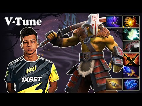V-Tune - Juggernaut Safelane | Dota 2 7.29c Gameplay