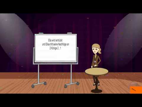 9) Bibel Elia wird entrückt und Elisa tritt seine Nachfolge an