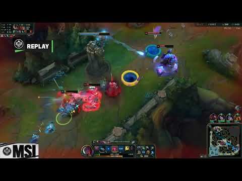 Perkz 1v3 outplay in MSI with Yone