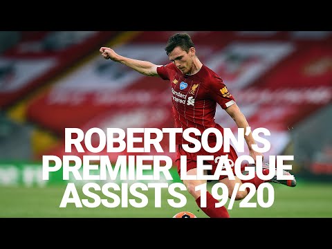 Every Andy Robertson assist in the Premier League 2019/20