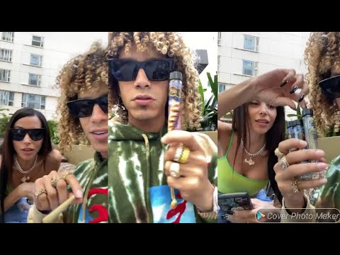 Jon Z fumando con Chesca. sacan la canción : deja de hablar