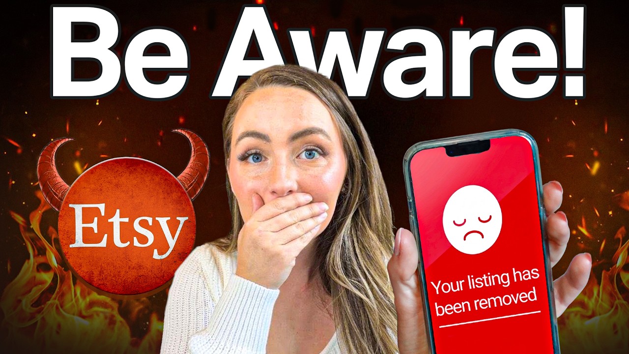 Our thumbnail for “The Ugly Side of Etsy - Never DO THESE 5 things on Etsy”