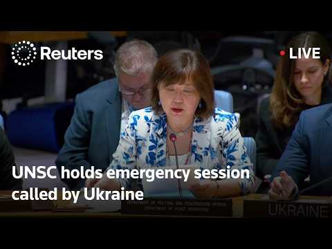 Video Thumbnail: LIVE: UN Security Council holds emergency session called by Ukraine