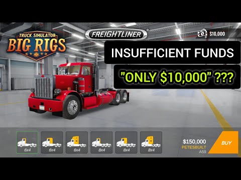 Truck Simulator Big Rigs - "Only $10,000" Issue | How Get Started and Drive Truck