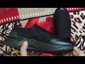 Red Tape Black Slip On Shoes Supreme Bounce