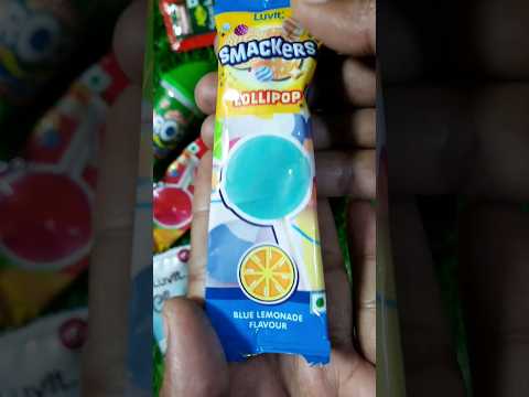 Luvit Smackers Lollipop Blue Lemonade Flavour 🥰 #shorts