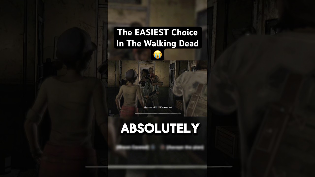 The EASIEST Choice In The Walking Dead #telltalegames #thewalkingdead #clementine #gamingshorts