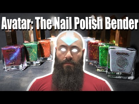 Mooncat x Avatar The Last Airbender Nail Polish Collection Swatch, Comparisons & Review 💧🪨🔥🌬️💅