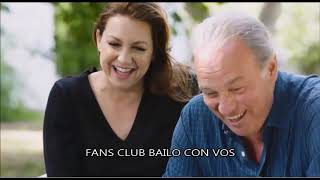 Niña Pastori con Bertín hablando con Ale Sanz