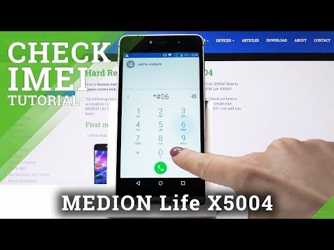 How to check IMEI Number in MEDION Life X5004 – Locate Serial Number