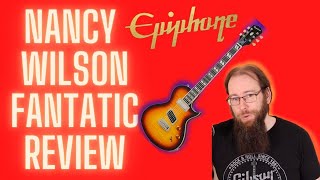 Video thumbnail for 2021 Epiphone Nancy Wilson Nighthawk/Fanatic Guitar Review by Three Chord Dave