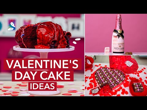 Valentine’s Day Cake SHOWDOWN! Lovesick vs. Drunk In Love | How To Cake It with Yolanda Gampp