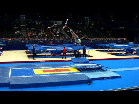 STJAERNBORG Tuva (SWE)_W_2023 Trampoline Worlds_Qualification_Double Mini_R1