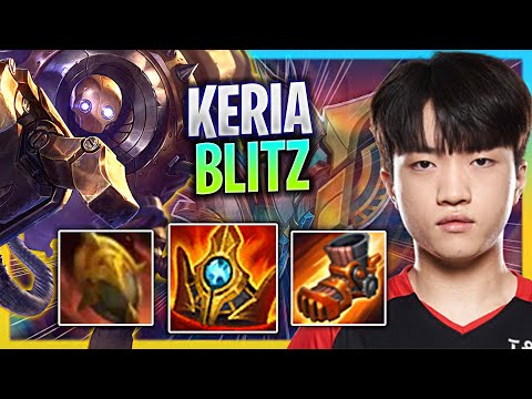 LEARN HOW TO PLAY BLITZCRANK SUPPORT LIKE A PRO! | T1 Keria Plays Blitzcrank Support vs Rakan!