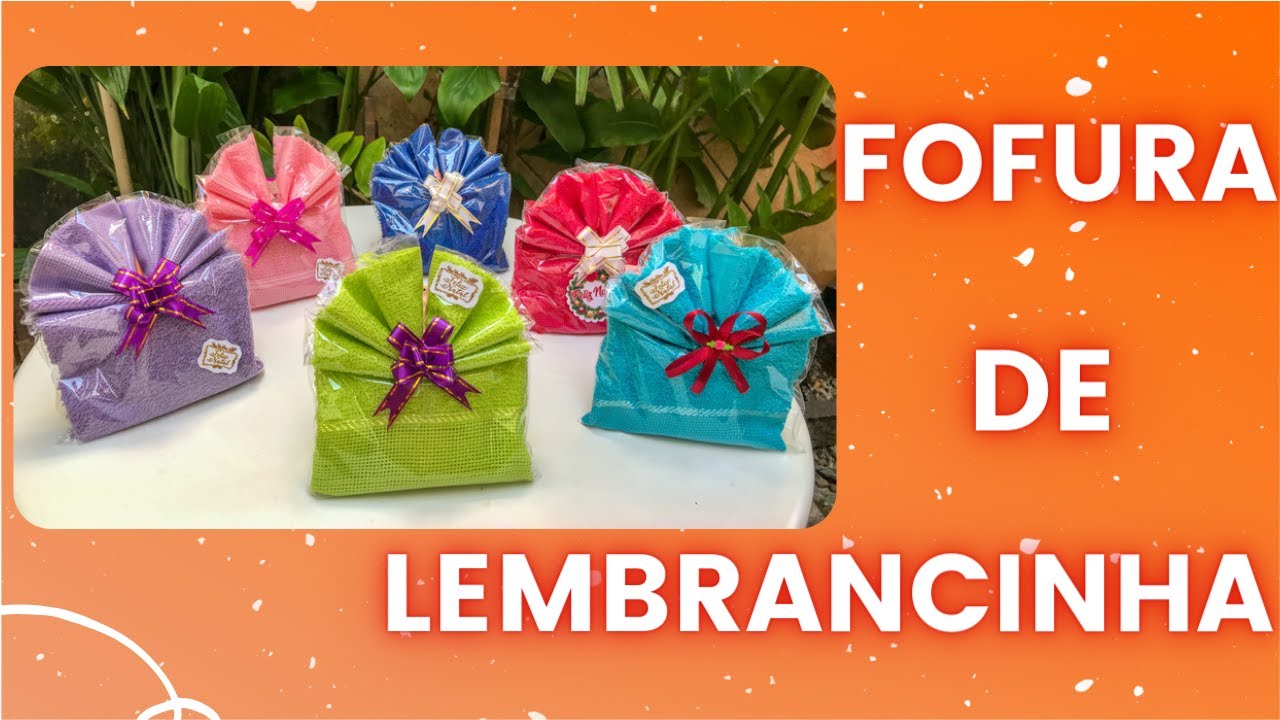 LEMBRANCINHA COM TOALHINHA MÃO + SABONETE