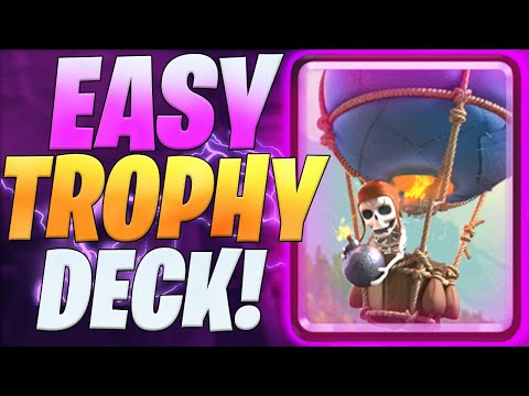 *INSANE TROPHY DECK!!* 2.9 BALLOON MUSKETEER TRIFECTA DSTROYS LADDER!! INSANE NEW COMBO!