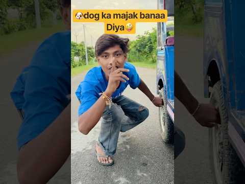 🐶dog ka majak banaa Diya🤪#youtubeshorts #shortvideo #shortsfeed #viralvideo #funny #comedy